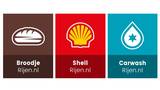 Broodje / Shell / Carwash Rijen
